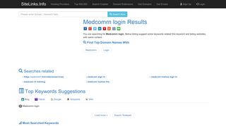 Medcomrn login Results For Websites Listing - SiteLinks.Info