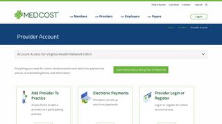 My Account (Providers) | MedCost