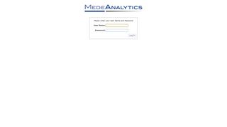 MedeAnalytics Login - MedData Health