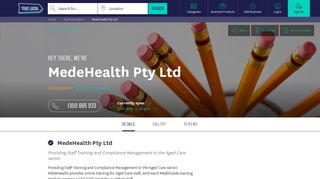 MedeHealth Pty Ltd, Adult Education - TrueLocal