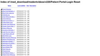 Index of /med_download/medentvideos/v220/Patient Portal-Login Reset