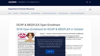 DCAP & MEDFLEX Open Enrollment | Department of Human Resources