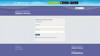 Medford School District - Sign In - Medford School District Digital Library