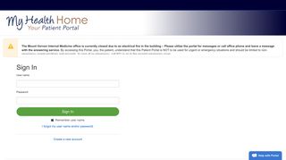 Patient Portal - My Health Home - Medfusion