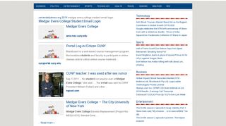CUNY Medgar Evers College Student Email Login - centredailytimes.org