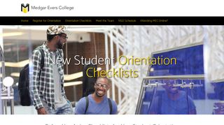 Orientation Checklists - Student Orientation | Medgar Evers College