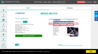 Creative media job site USA | Media Match | Jobboard Finder