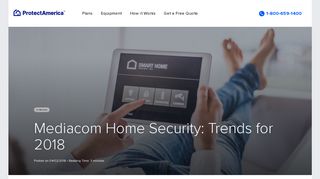 Mediacom Home Security: Trends for 2018 | Protect America