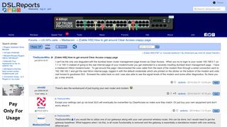 [Cable HSI] How to get around Clear Access crappy page - Mediacom ...