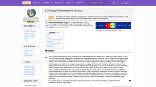 Lifelong Kindergarten Group - Scratch Wiki