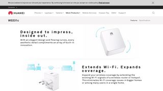 WS331c, fast WIFI connection, wireless router, WIFI booster | HUAWEI ...