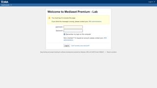 Log in - Mediaset Premium - Lab