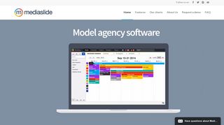 Mediaslide.com - The best model agency software