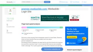 Access premier.mediaslide.com. Mediaslide - Login Site