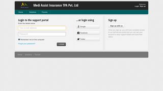 Login - Medi Assist Insurance TPA Pvt. Ltd
