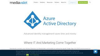 Azure Active Directory for Digital Asset Management | MediaValet