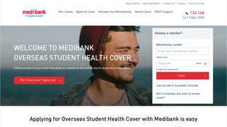 Home | Medibank Overseas Students Health Cover