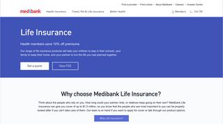 Life Insurance | Medibank