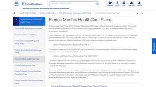 Florida Medica HealthCare Plans | UHCprovider.com