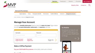 Manage Your Account for Medicaid Members; log in to make a ...