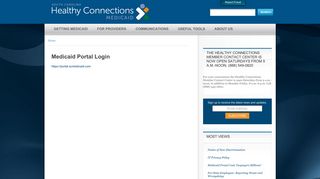 Medicaid Portal Login | SC DHHS