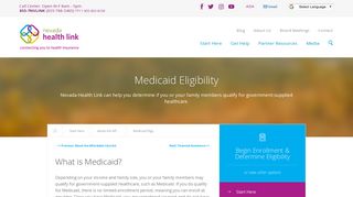 Medicaid Eligibility - Nevada Health Link - Official Website Nevada ...