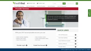Provider Services | Health Insurance NY New York | Healthfirst