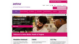 Home | Aetna Better Health of Virginia