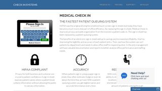 Medical Check In | Patient Queuing System for Hospitals, Clinics & Labs
