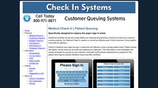 Check In Systems | Medical Check In