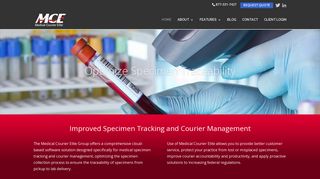 Specimen Tracking | Medical Courier Elite (MCE)