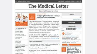 The Medical Letter Home Page | The Medical Letter, Inc.