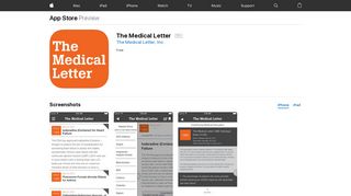 The Medical Letter on the App Store - iTunes - Apple