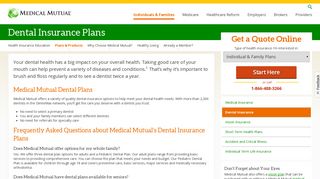 Dental Insurance Plans | Medical Mutual