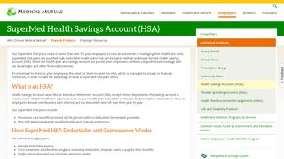 SuperMed Health Savings Account Plans | Medical Mutual