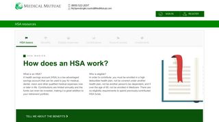 HSA resources - Medical Mutual