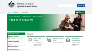 Aged care providers - Australian Government Department of Human ...