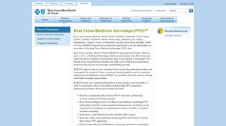 Blue Cross Medicare Advantage (PPO) Network Participation - Blue ...