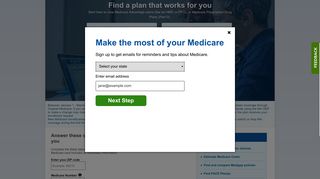 Medicare Plan Finder for Health, Prescription Drug and Medigap plans