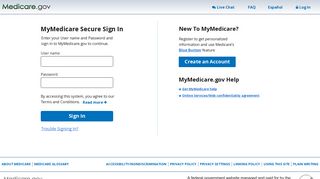 MyMedicare.gov: Portal of Personalized Information