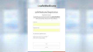 safeMedicate | Online Drug Calculations E-Learning Solution | Register