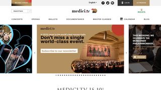 The world's leading classical music channel - medici.tv