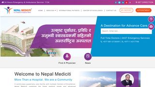 Welcome to Mediciti Hospital, Nepal