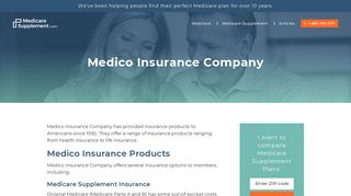 Medico Insurance Company | MedicareSupplement.com