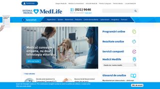 Sistemul Medical MedLife | Hyperclinici, Spitale, Maternitati, Laboratoare