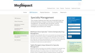 MedImpact - Specialty Drug Management Solutions