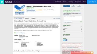 Medina County Federal Credit Union Reviews - WalletHub