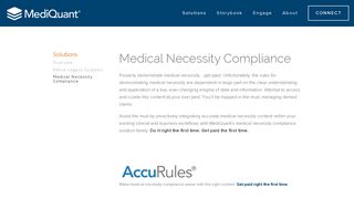 Medical Necessity Compliance | MediQuant Solutions — Healthcare IT ...