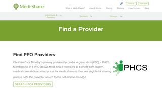 Find a Provider | Medi-Share