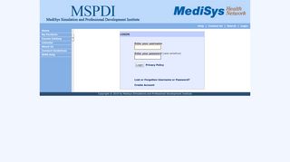 MSPDI - Login